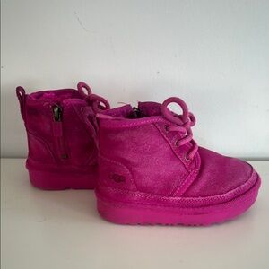 UGG Pink Suede Boots neumel boot rock rose